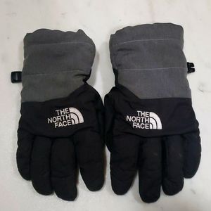The North Face Down Gloves, fleece lined! Youth size Large.
